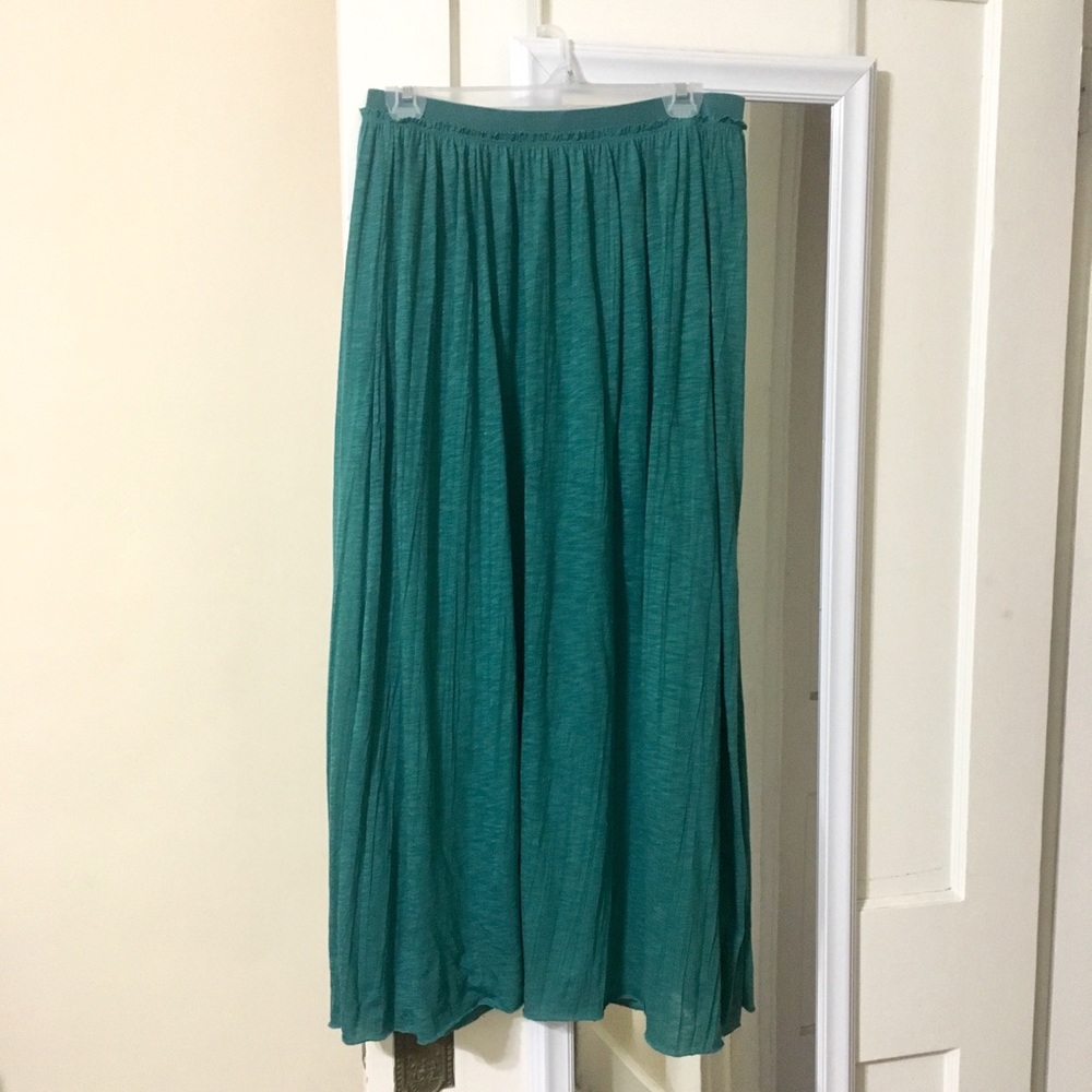Teal Maxi Skirt